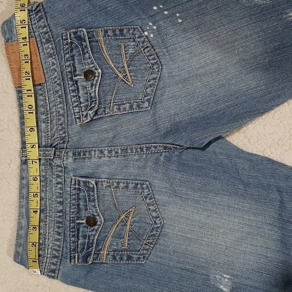 Distressed Jeans  Faded blue Bootcut Amethyst Size 9 - Picture 9 of 14